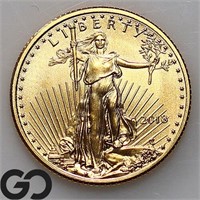 2018 1/10oz American Gold Eagle, Gold Bullion