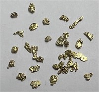.8 Gram REAL Gold Nugget and Flakes!
