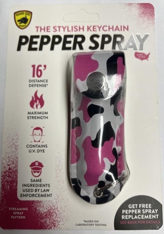 Guard Dog Security Stylish Keychain Pepper Spray!