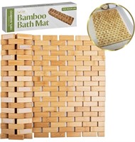 PlusMyre Bamboo Bath Mat