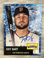 Joey Bart Topps Chrome Auto Numbered /99