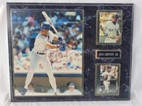 Signed Framed Ken Griffey Jr card and picture