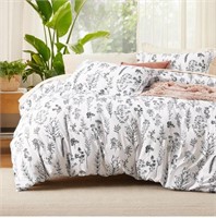 Bedsure Queen Comforter Set - White Comforter,