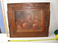 Vtg 23 x20 Picture that Opens into Shelf
