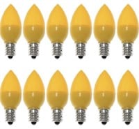 50 Pack LED Christmas E12 Replacement Bulbs