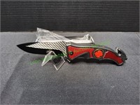 Master USA Fire Department Pocket Knife w/ Clip