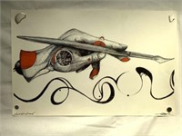 Signed ‘Artists Hand’ Lithograph. Pen Signed &