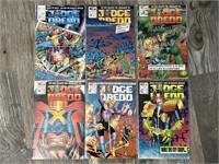 Assorted Judge Dredd Comic Books