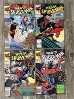 Assorted Web Of Spider-Man Comic Books