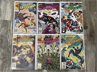 Assorted Web Of Spiderman Comic Books