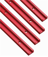 ZokMok Woodworking T Tracks 48 In red 4 pack