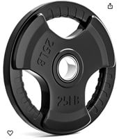 2-Inch Rubber Coated Olympic Grip Plate