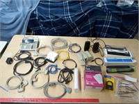 LOT INTERNET CORDS,PAPER,OFFICE SUPPLIES & MORE