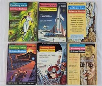 6 Vintage Fantasy and Science Fiction books from