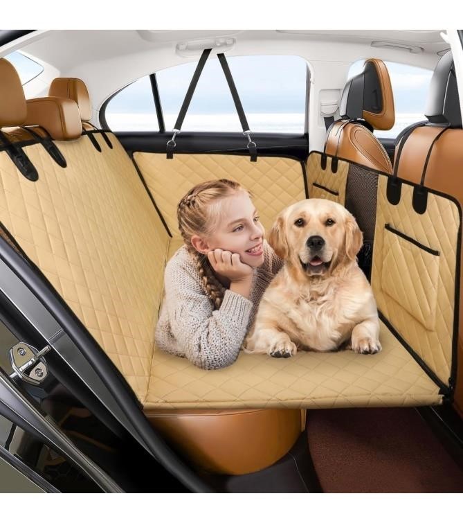Backseat car cover for dogs - slightly used