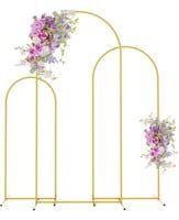 Asee'm Gold Metal Arch Backdrop Stand