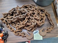 20FT CHAIN WITH HOOKS