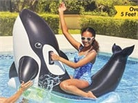 Inflatable Ride On Orca Pool Float