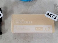 2 PAIR 3D GLASSES