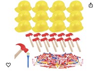 Hammer Toys Set with Construction Hard Hats
