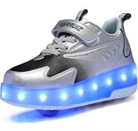 Jiandian Light up roller skate sneakers for kids