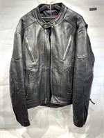 Ultimate Rider Leather Motorcycle Jacket w/