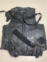 Unik Leather Vest Sz 36 and Other Riding