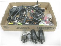Assorted Guitar Cables, Hardware & RAdio Tubes See