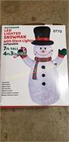 LED INFLATABLE LIGHTED SNOWMAN