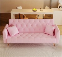 71" Convertible Folding Living Room Sofa   $639