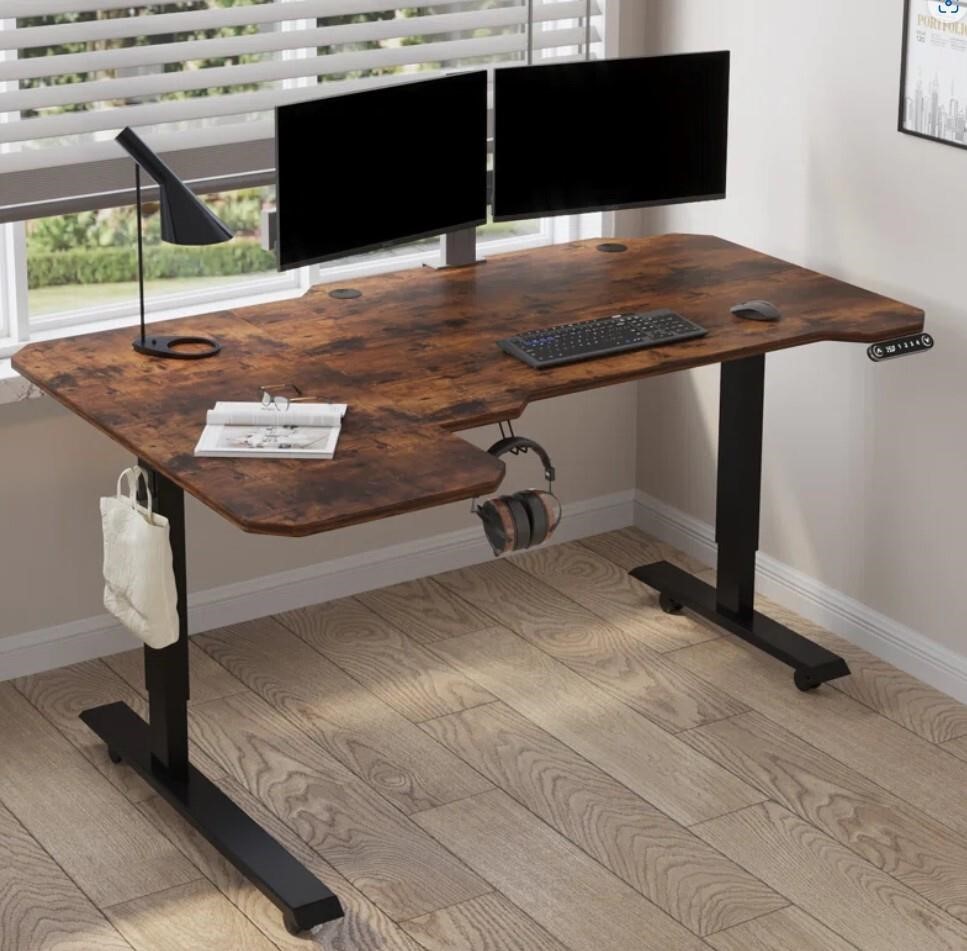 Height Adjustable L-Shape Standing Desk  $289.99