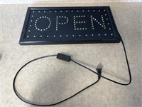 Hanging Light Up Open Sign