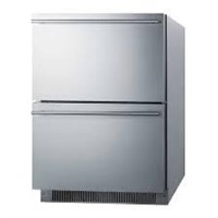 $2000 Summit Refrigerator Drawers Built in