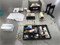 Various Office Supplies / Electronic Calculator