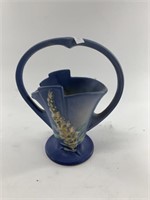 Roseville basket style vase 8.5" tall