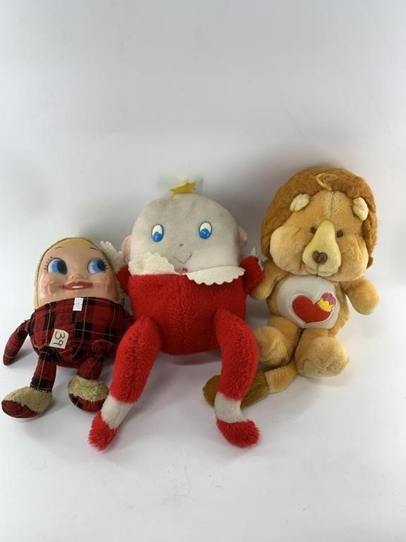 Vintage children's stuffed animals