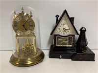 2 Clocks, Anniversary & Jewelry Box