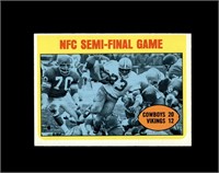 1972 Topps #134 NFC Semi-Finals EX to EX-MT+