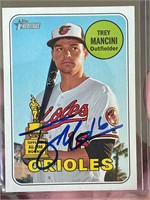Trey Mancini Signed Autographed 2018 Topps