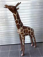 Giraffe Metal Yard Art 22” x 56”