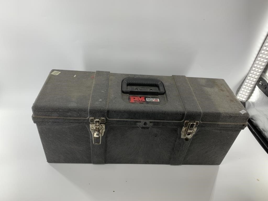 Popular Mechanix tool box, portable, 26" x 11" x 9