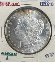 1898-O Choice Unc. Morgan Silver Dollar