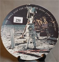 Texas Ware Moon Landing Plate