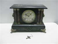 14.5"x 11"x 5.5" Vtg Sessions Mantle Clock See