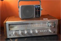 Pioneer Receiver & Panasonic AM/FM Radio