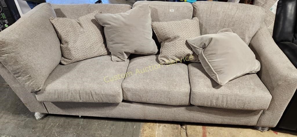 MACY'S MODERN CONCEPTS FEATHER GREY SOFA