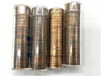 (4) Tubes of Lincoln Cents (contents unverified)