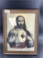 Framed photo of Jesus Christ