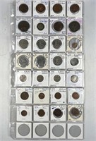 (28) Assorted Carded Great Britain Coins