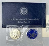 1972 Silver Eisenhower 'Ike' Dollar